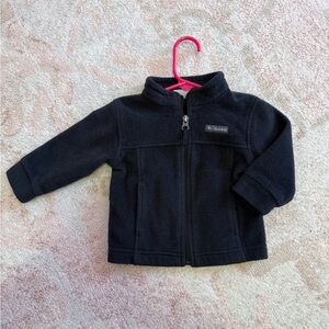 Infant Columbia Black Fleece Jacket